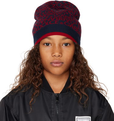 Bomber bunda Dolce & Gabbana Dolce&Gabbana Kids Jacquard Knit Beanie Čierna | LBKHA7 JCVW1, 0