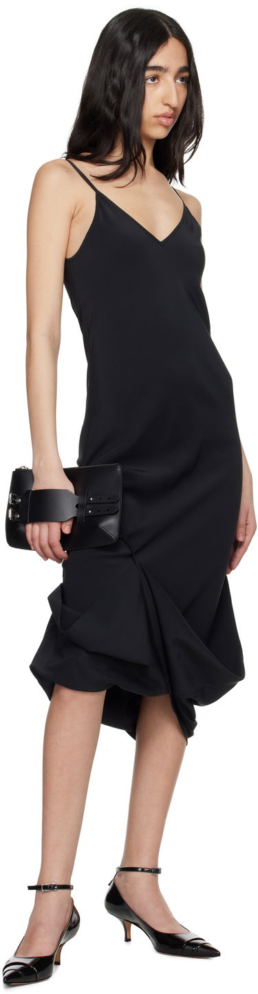 Šaty Maison Margiela MM6 Maison Margiela Silk Maxi Slip Dress Čierna | S62DG0047 M35441, 4