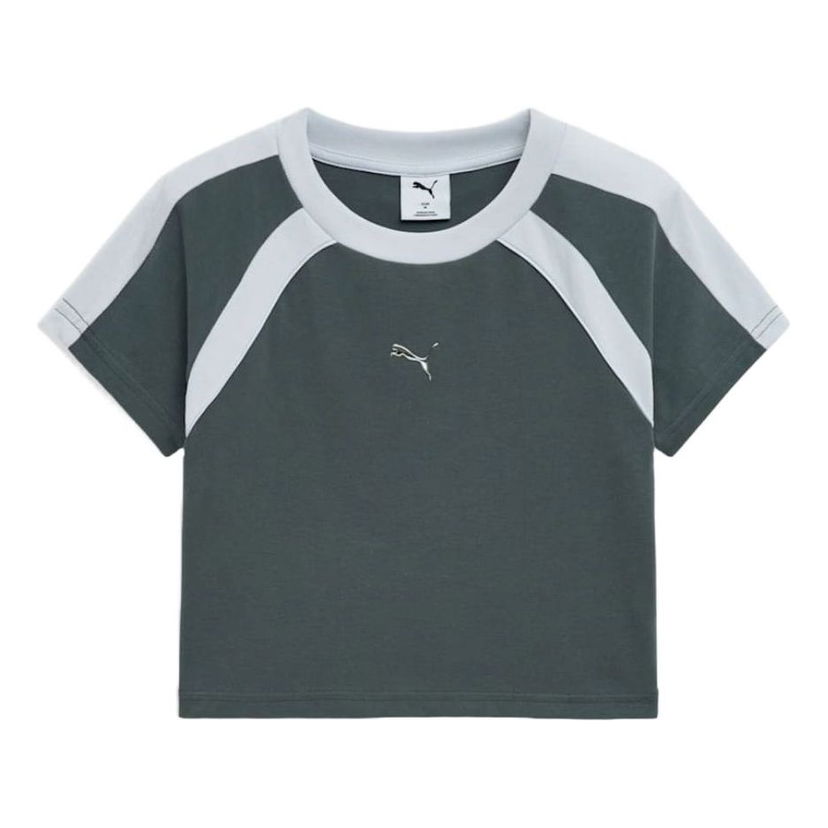 Crop Top Puma Dare To Cropped T-Shirt Zelené | 633249-83
