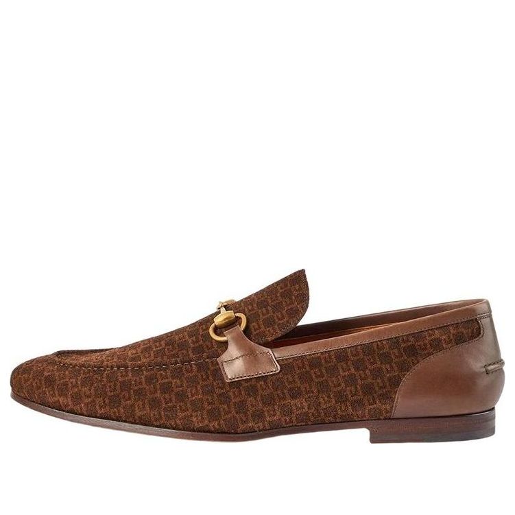 Tenisky a topánky Gucci Jordaan Patterned Loafer Hnedá | 406994-AAA4O-8548