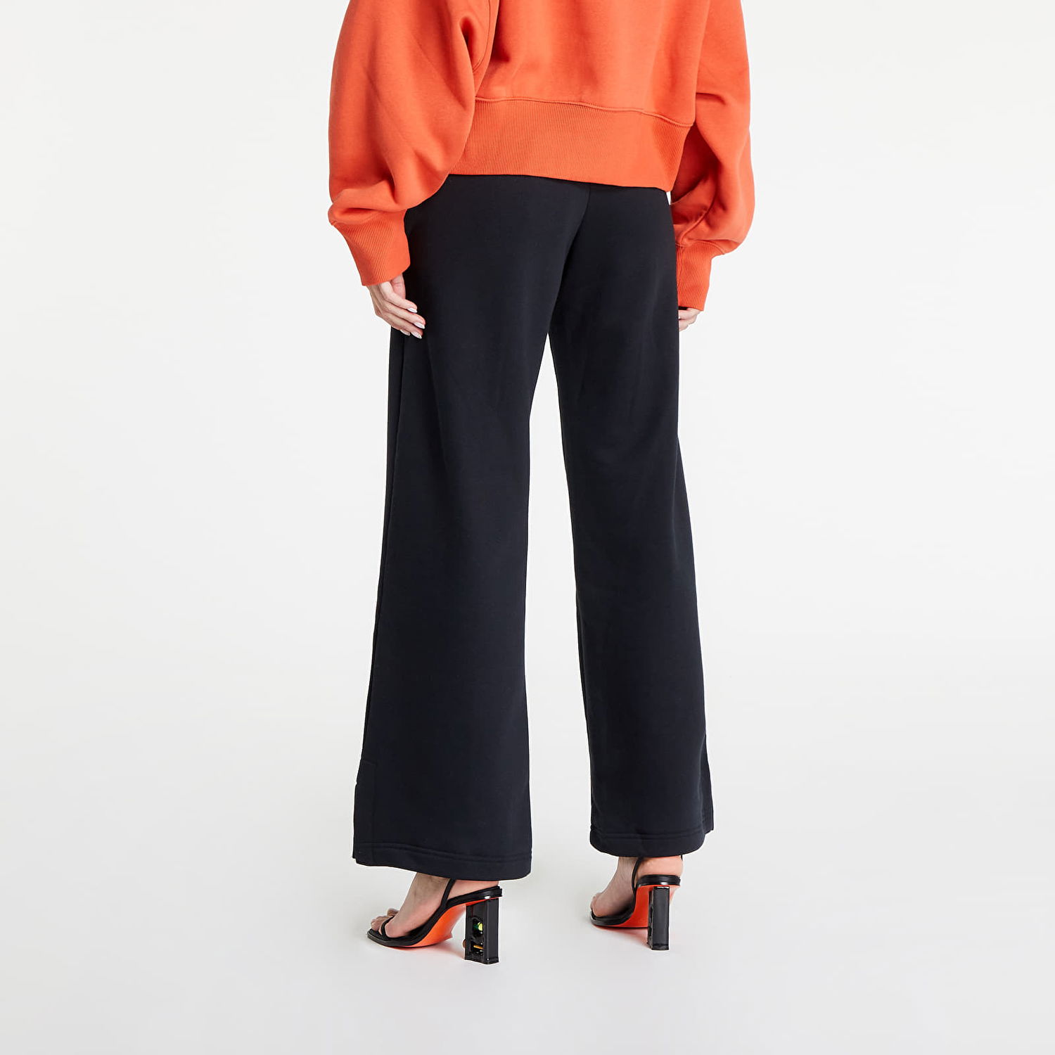 Tepláky Nike Phoenix Fleece High-Waisted Wide-Leg Sweatpants Čierna | DQ5615-010, 1
