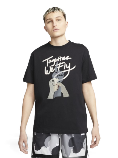 Tričko Nike Swoosh Fly T-Shirt Čierna | DR2595-010
