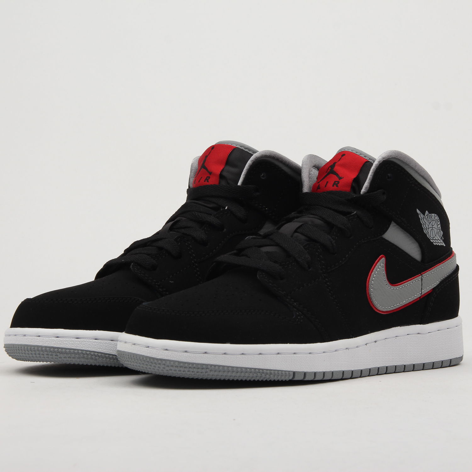 Tenisky a topánky Jordan Air Jordan 1 Mid ''Black Particle Grey'' GS Čierna | 554725-060, 1