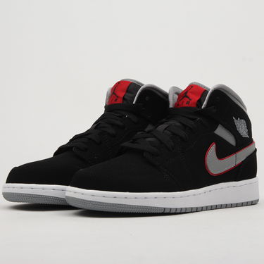 Tenisky a topánky Jordan Air Jordan 1 Mid ''Black Particle Grey'' GS Čierna | 554725-060, 1