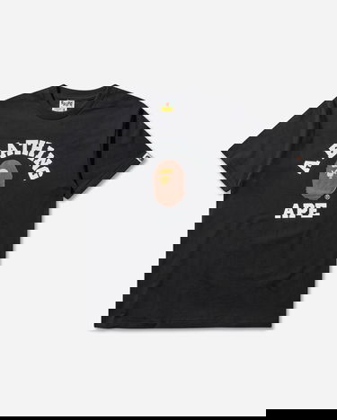 Tričko BAPE College T-Shirt Čierna | 1L80110001 BLACK, 1