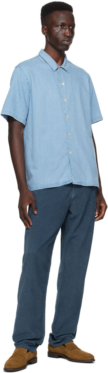Košeľa Paul Smith PS Paul Smith Vented Shirt Modrá | M2R-695U-M21555-LT, 3