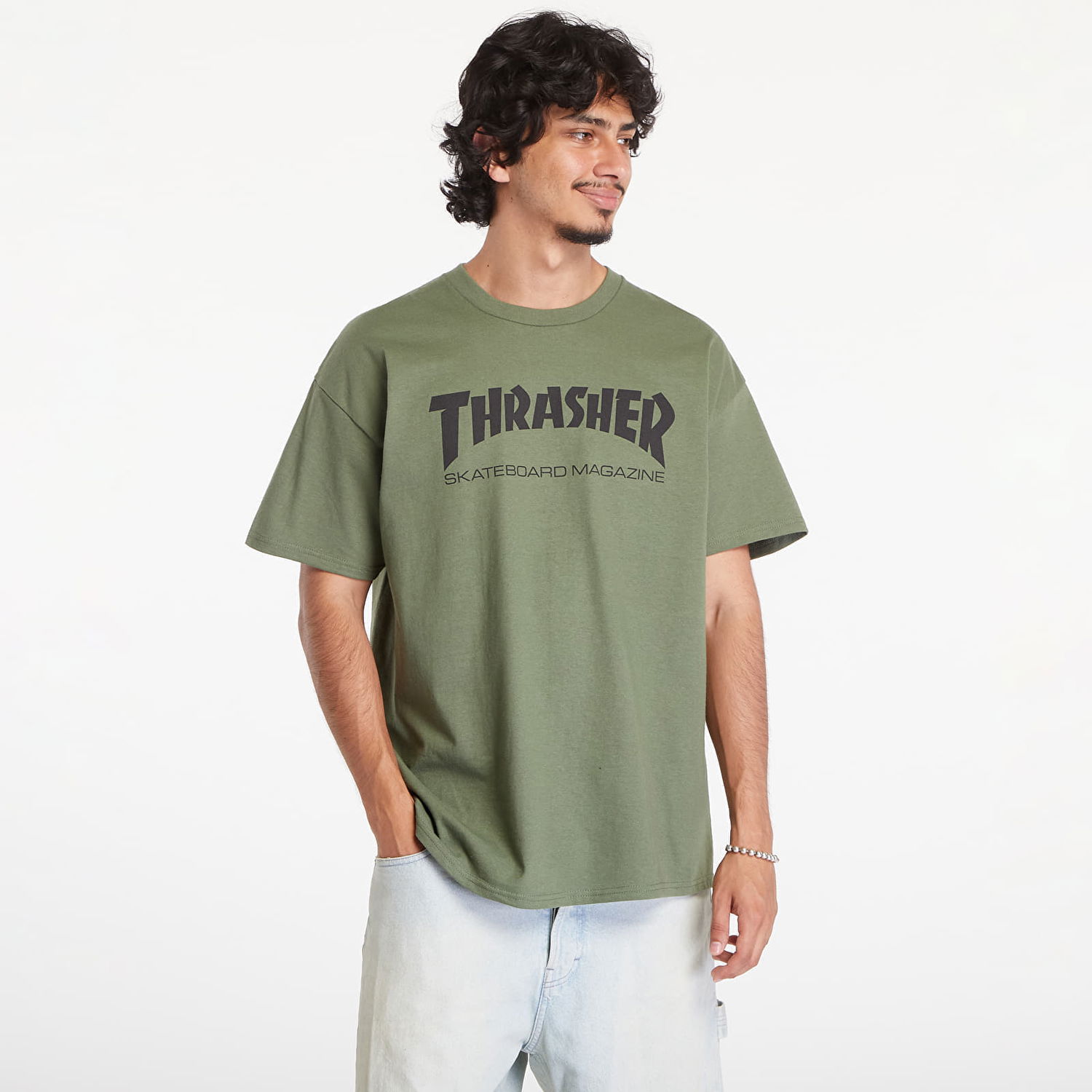 Tričko Thrasher Skate Mag T-Shirt M Zelené | 110101GN, 0