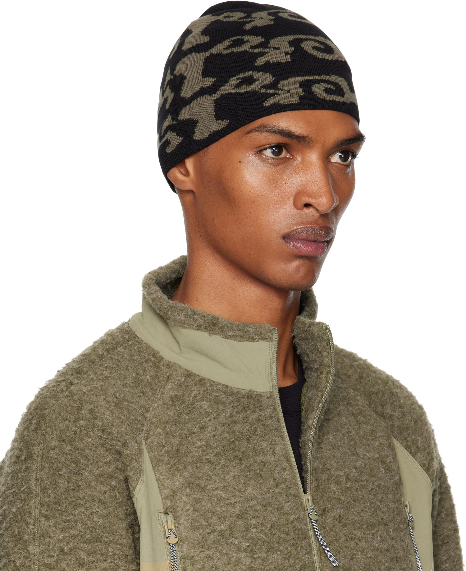 Kulicha ROA ROA Vortex Knit Beanie Čierna | RBMW279YA24, 1