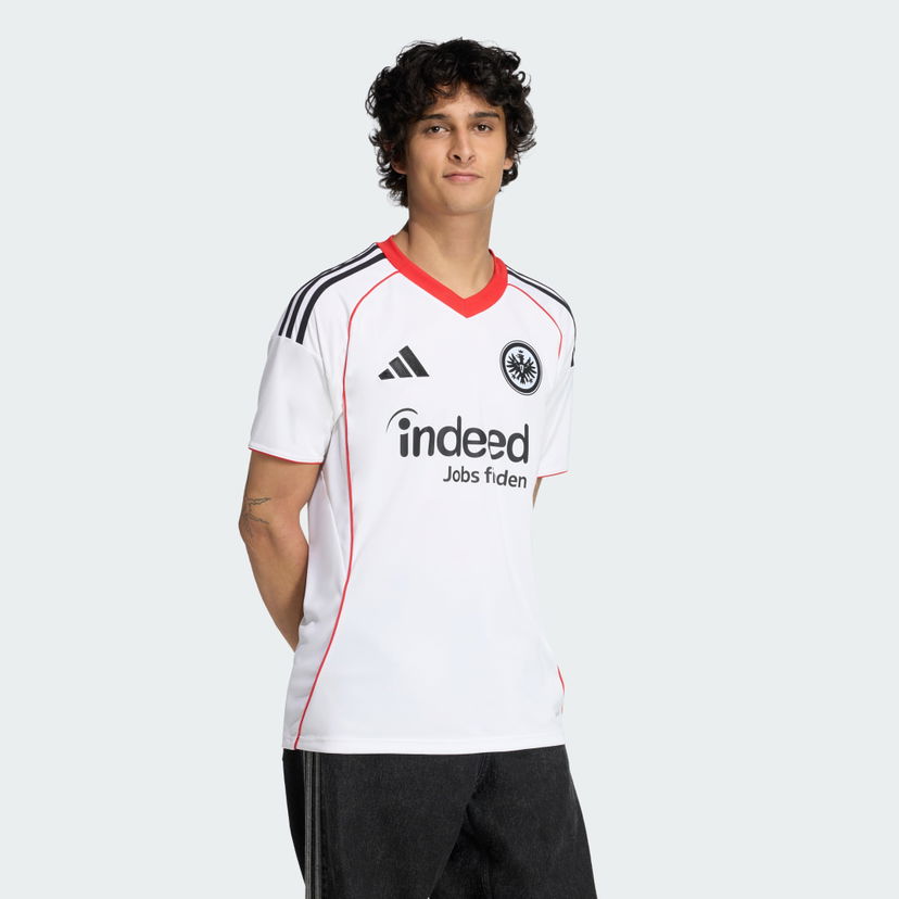 Dres adidas Performance Eintracht Frankfurt 25/26 Away Soccer Jersey Biela | KK6437