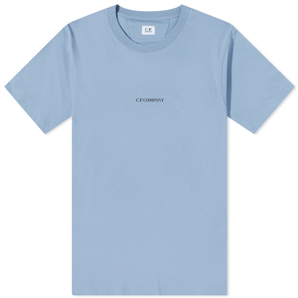 Tričko C.P. Company Centre Logo Tee Modrá | 13CMTS048A-006011W-843, 0