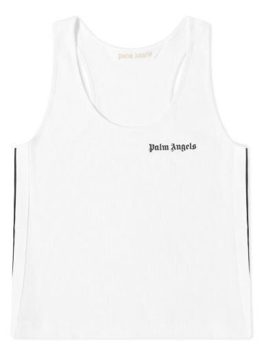 Tielko Palm Angels Classic Logo Tank Top Biela | PWAC006C99JER0010110