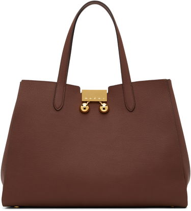 Tote bag Marni Marni Medium Trunkaroo Tote Hnedá | BMMP0154U0 P8185, 0