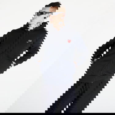 Mikina Comme des Garçons PLAY Heart Logo Sweatshirt Knit UNISEX Čierna | AZT172 black, 0