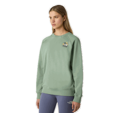Mikina The North Face The North Face Women's Connect Relaxed Crew Sweatshirt Zelené | NF0A8E4JBQ11, 0