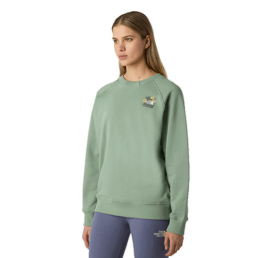Mikina The North Face The North Face Women's Connect Relaxed Crew Sweatshirt Zelené | NF0A8E4JBQ11