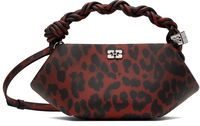 Ganni Leopard Print Mini Bou Bag