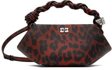Kabelka GANNI Ganni Leopard Print Mini Bou Bag Červená | A6628, 0