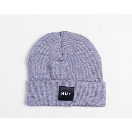 Kulicha HUF Essentials Box Logo Beanie grey heather Fialová | bn00090-gyhtr, 0
