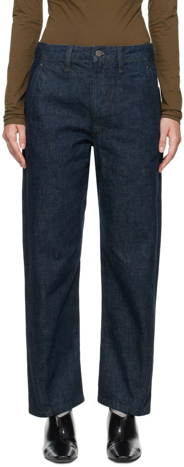 Džínsy LEMAIRE LEMAIRE High Waisted Curve Jeans Modrá | PA1052 LD068, 0
