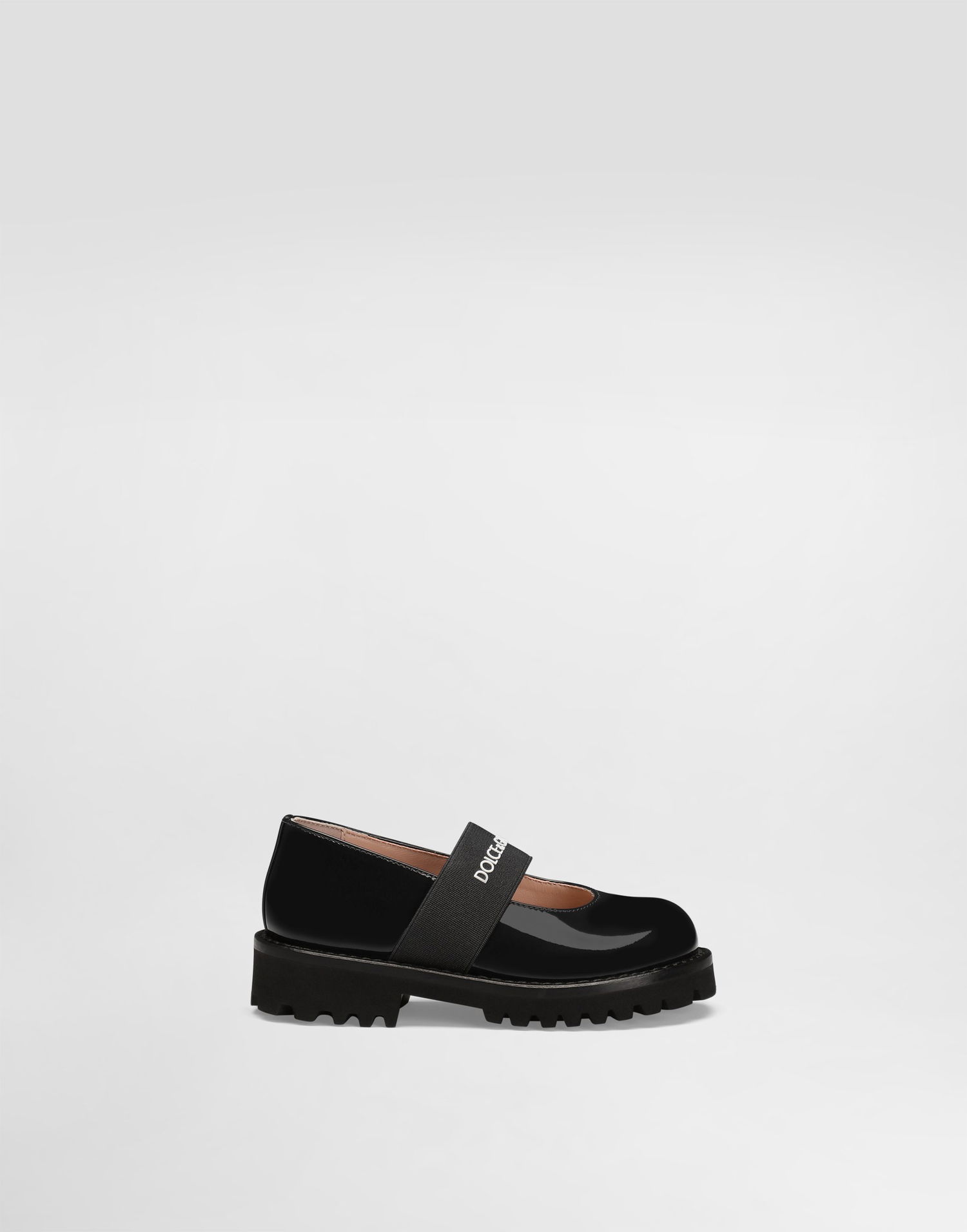 Doplnky Dolce & Gabbana Dolce & Gabbana Patent Leather Mary Jane Flats with Elastic Čierna | D20103A913589923, 0