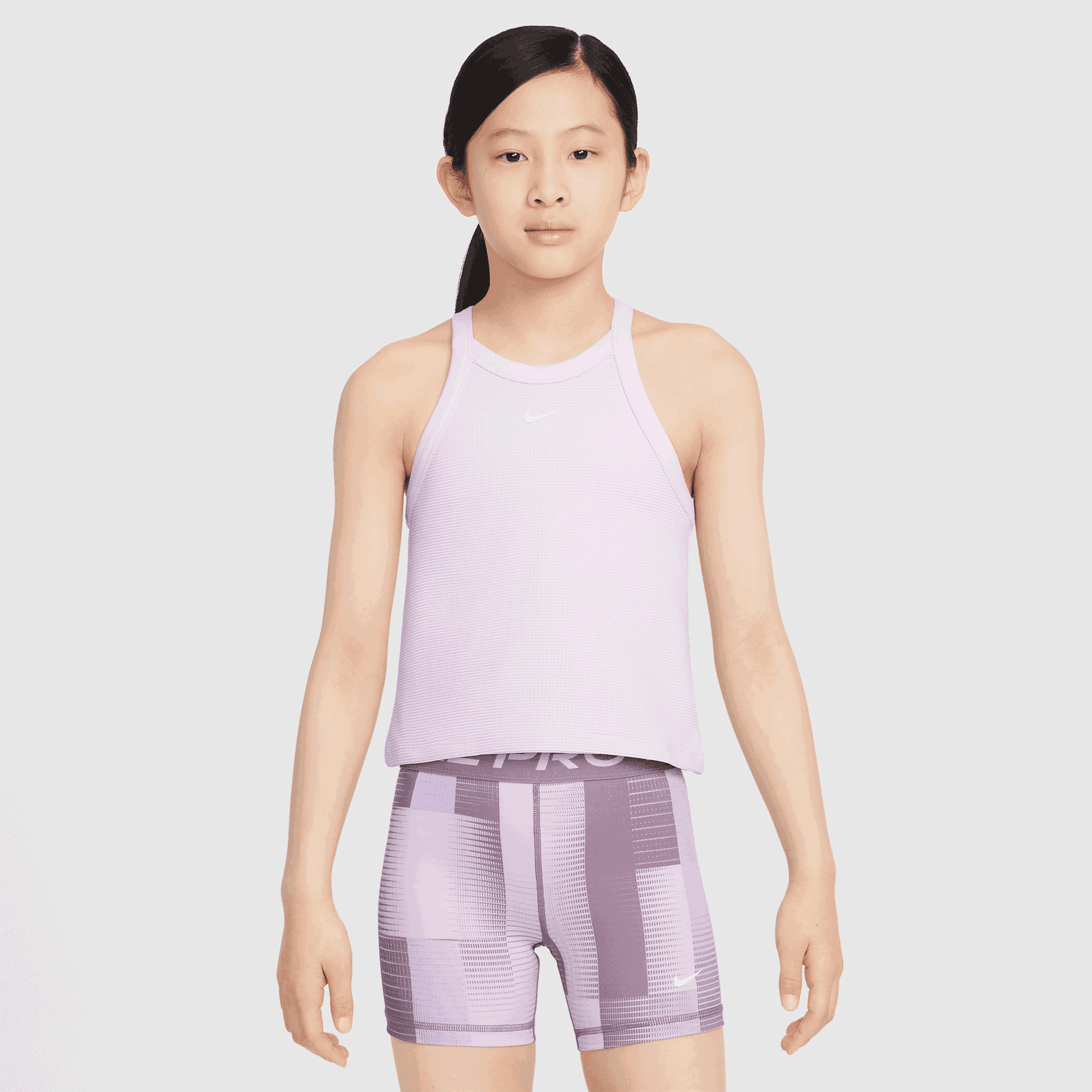 Tielko Nike Nike High-Neck Tank Top Fialová | HJ4252-537, 0