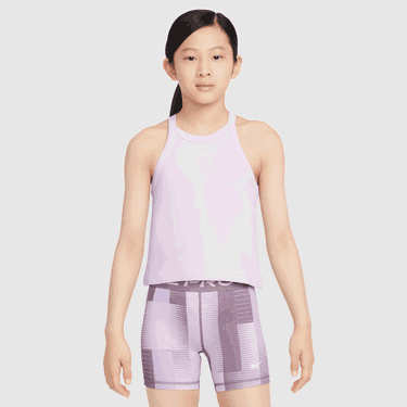 Tielko Nike Nike High-Neck Tank Top Fialová | HJ4252-537, 0