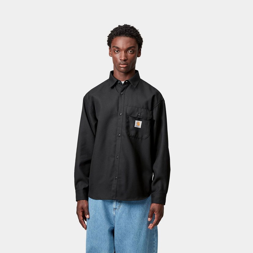 Košeľa Carhartt WIP Carhartt WIP Ray Long Sleeve Shirt Čierna | I035626_3