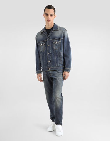 Tričko Dolce & Gabbana Cotton T-shirt With Branded Tag Čierna | G8PT1TG7F2IB0665, 1