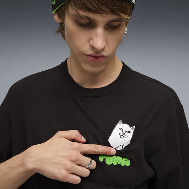 Tričko Puma RIPNDIP Pocket T-Shirt Čierna | 633779_01, 1