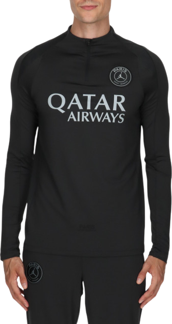 Dres Jordan Paris Saint-Germain Jordan Dri-FIT Strike Knit Drill Top 2025/26 Čierna | ib3646-045
