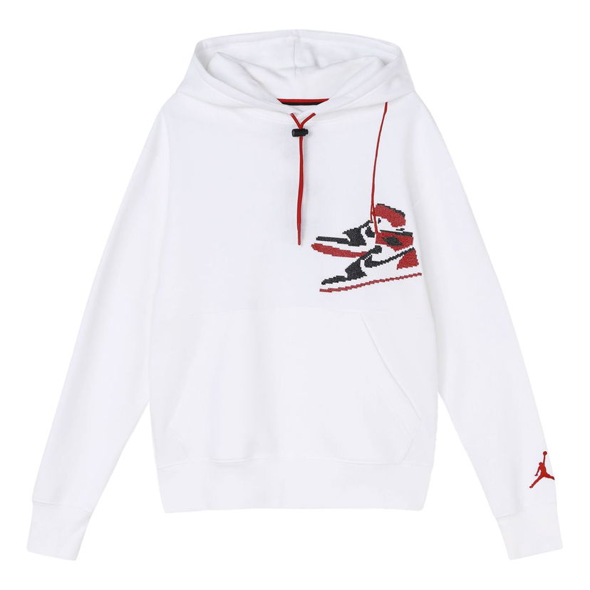 Mikina Jordan Jordan Jumpman Holiday Pullover Hoodie Biela | CT3458-100