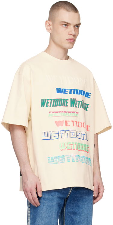 Tričko We11done Printed T-Shirt Béžová | WD-TT3-21-801-U-IV, 1