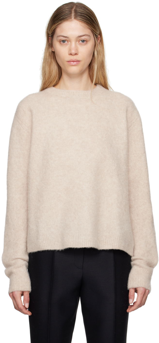 Sveter The Row Gouli Crewneck Knit Sweater Béžová | 8086-Y519, 0