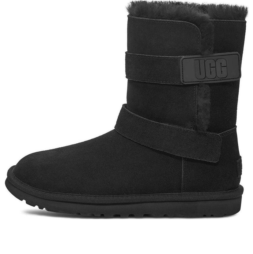 Tenisky a topánky UGG Bailey Graphic Logo Strap Boots Čierna | 1137074-BLK