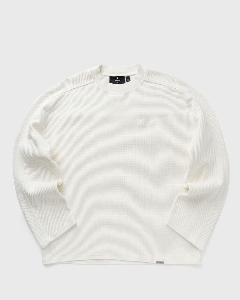 Tričko Represent Clo Waffle Long Sleeve T-Shirt Biela | MLM41209-72