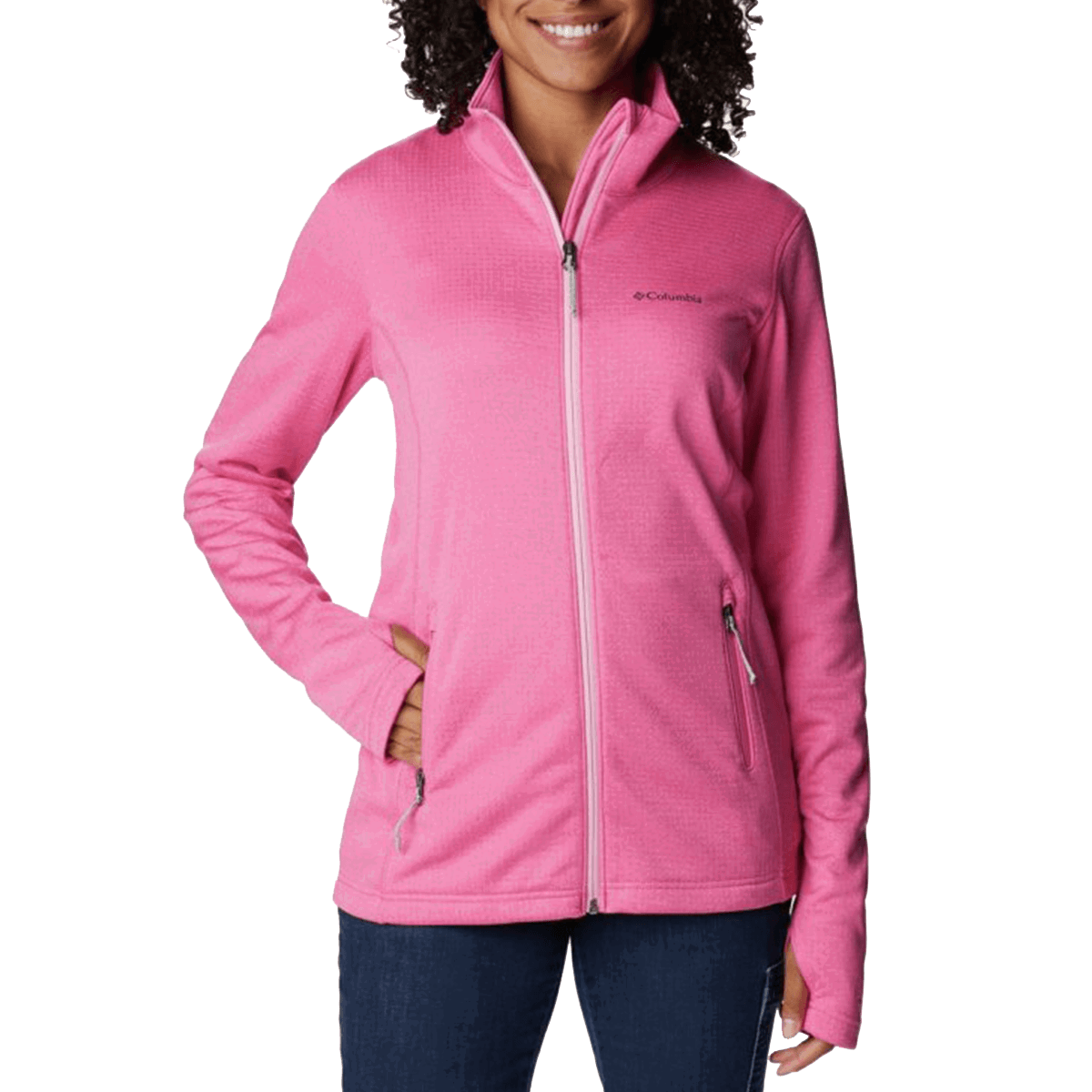 Mikina Columbia Columbia Park View Grid Fleece Jacket Ružová | 1959713656, 0
