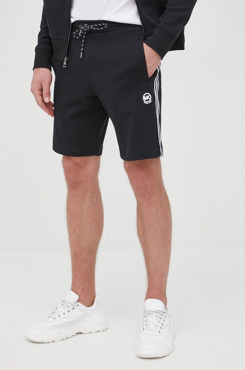 Šortky Michael Kors Logo Tape Cotton Blend Shorts Čierna | CS250QE5MF, 0
