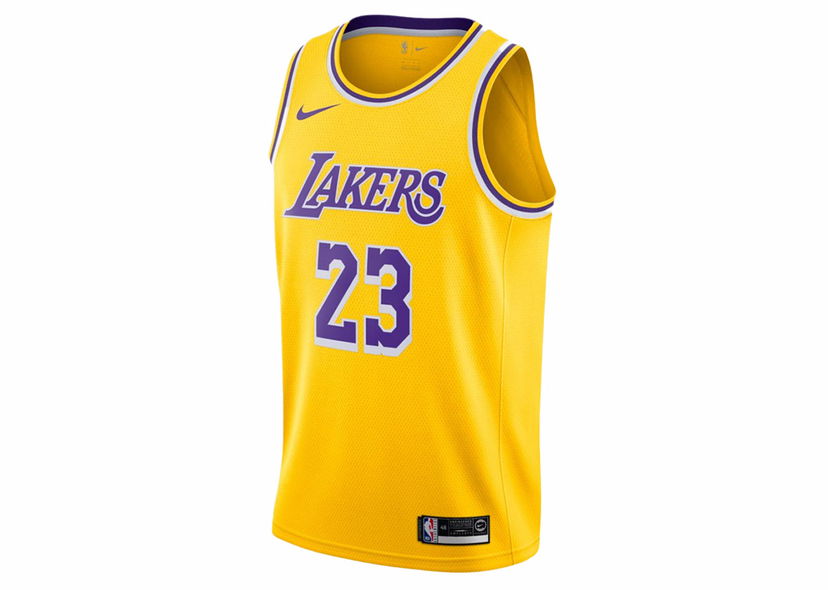 Dres Nike LeBron James Icon Swingman Jersey Yellow Žltá | AA7099-741