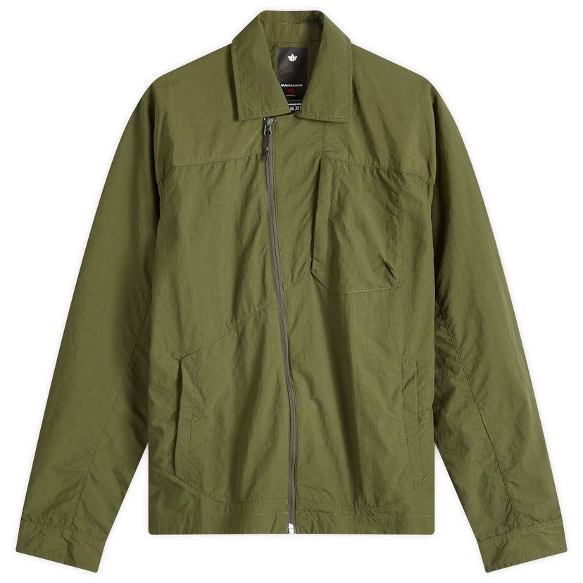 Vetrovka Maharishi Tech Zip Through Overshirt Zelené | 5281-OLV