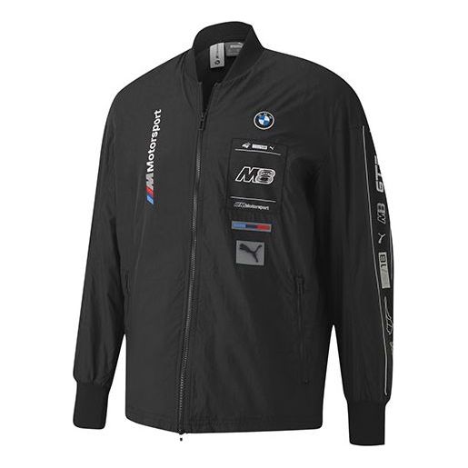 Bomber bunda Puma BMW M Motorsport Printing Zipper Jacket Čierna | 597969-01, 0