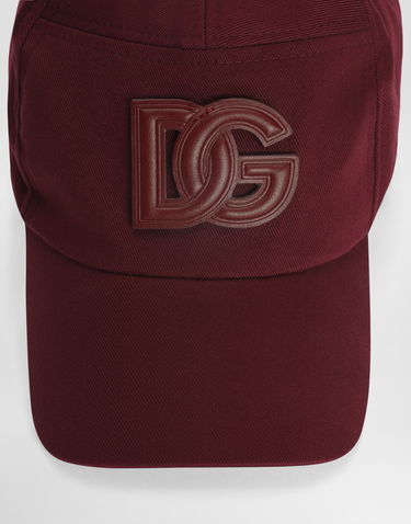 Šiltovka Dolce & Gabbana Cotton Gabardine Baseball Cap Vínová | GH931ZGK263F0517, 2