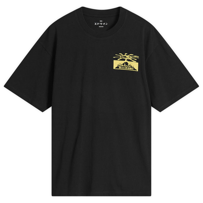 Tričko EDWIN Mount Fuji Dusk Graphic Tee Čierna | I036400-8967