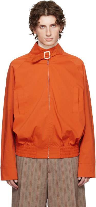 Bomber bunda JW Anderson JW Anderson Buckled Collar Harrington Jacket Oranžová | JK0393-PG1838, 0