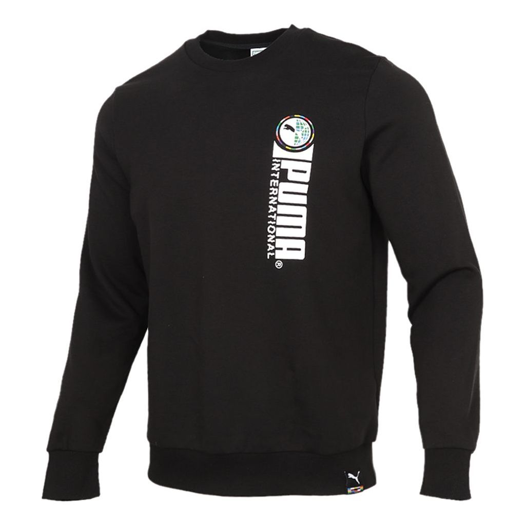 Mikina Puma International Crewneck Sweatshirt Čierna | 531416-01, 0