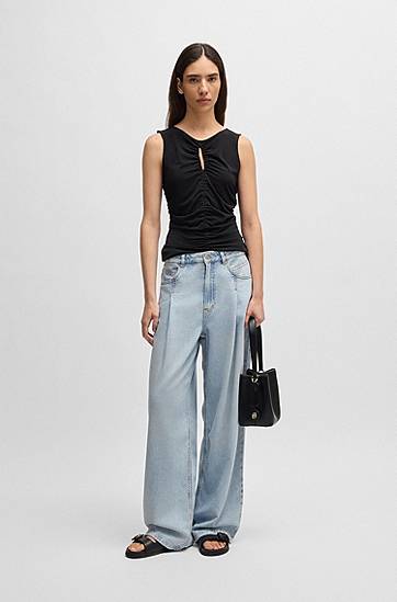 Džínsy BOSS Loose-Fit Jeans Modrá | 50540261, 1
