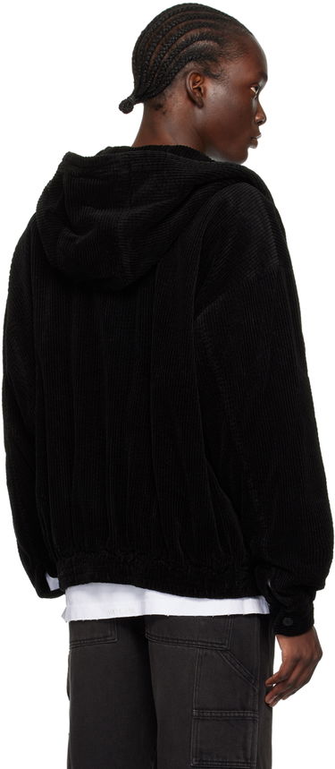 Mikina We11done We11done Zip-Up Hooded Jacket Čierna | WD-JP2-24-083-M-BK, 2