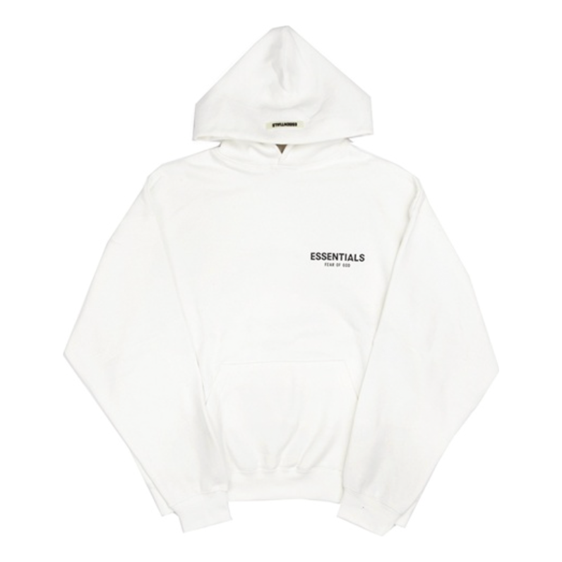Mikina Fear of God Essentials FW19 Photo Series Hoodie Biela | FOG-FW19-4