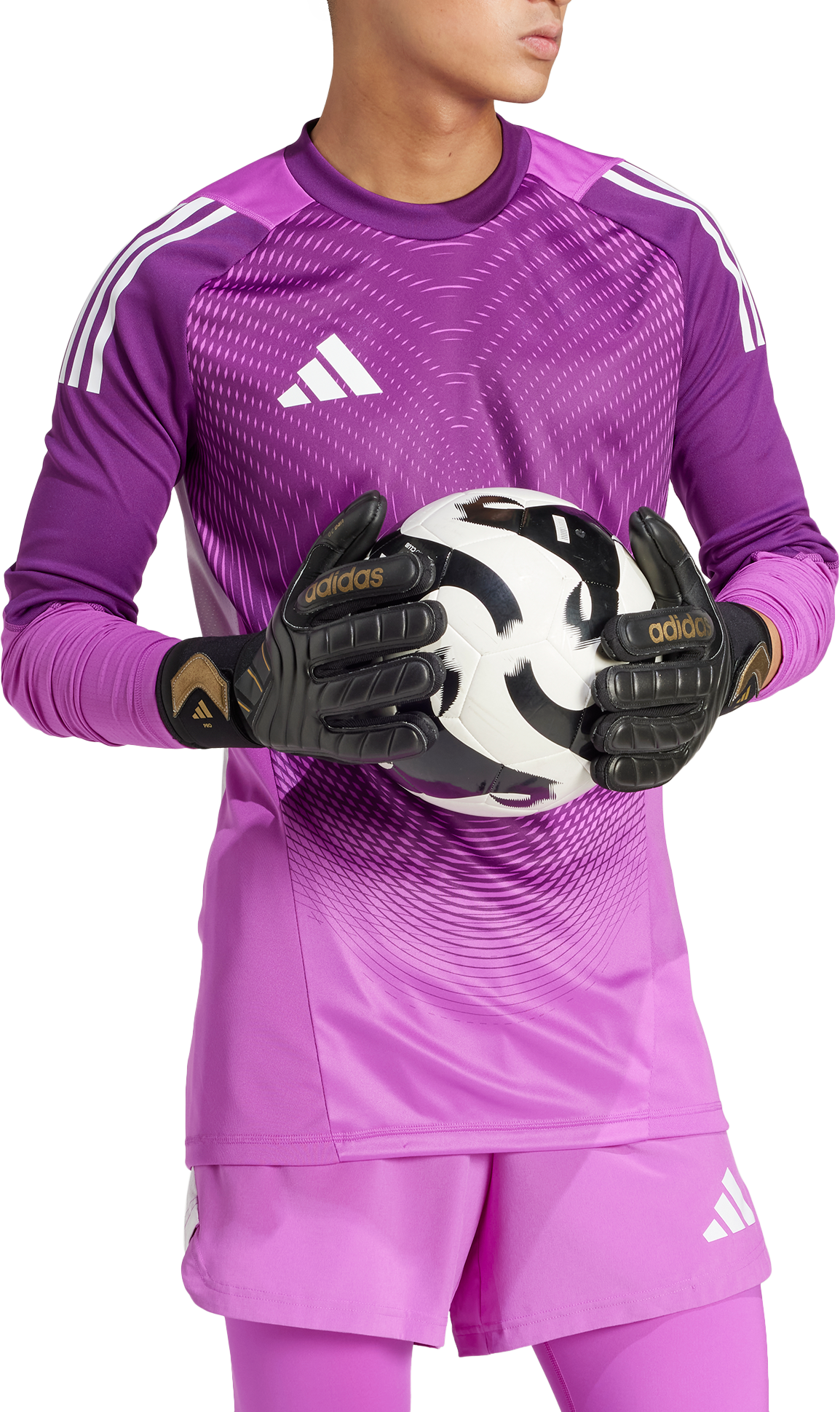 Mikina adidas Originals T25 Goalkeeper Jersey Long Sleeve Fialová | jp4370, 0
