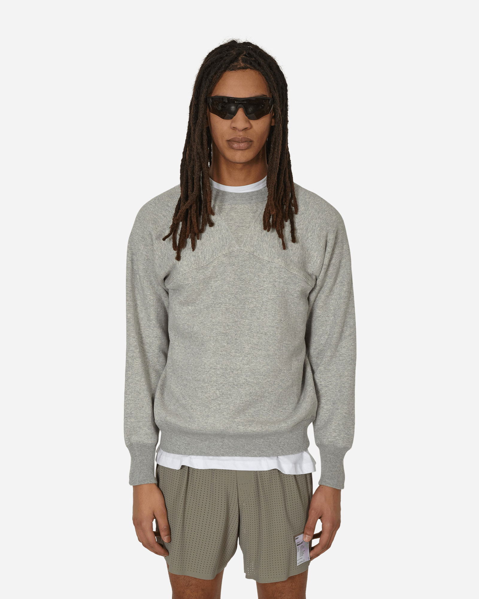 Made in Japan Crewneck Sweatshirt Silver Gray