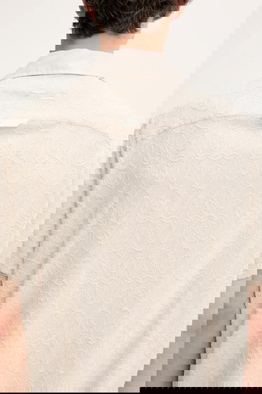 Košeľa Filling Pieces Filling Pieces Resort Linen Blend Shirt Béžová | 91799809978, 4